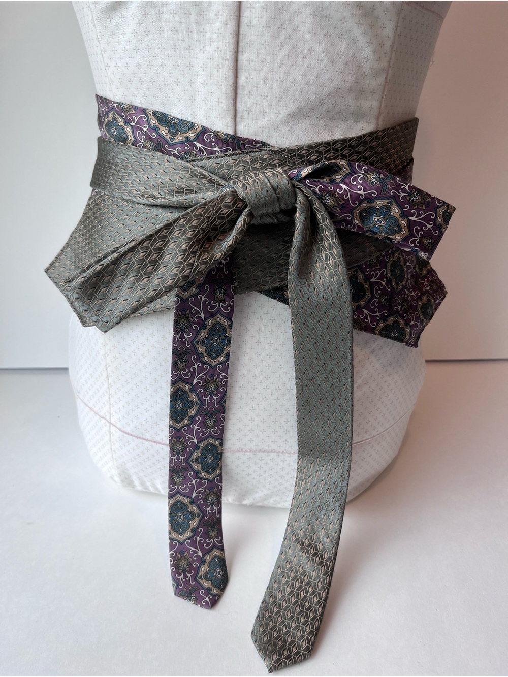 Upcycled Obi Belt Men’s Silk Tie